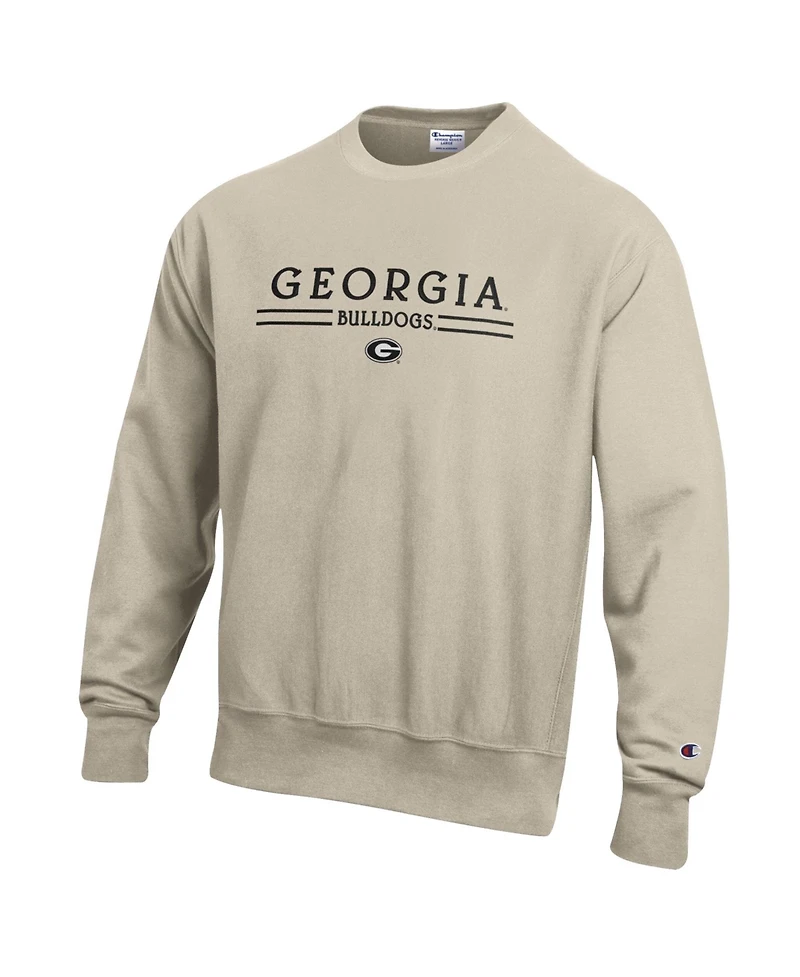 Champion Men's Georgia Bulldogs Reverse Weave Graphic Crewneck Sweatshirt