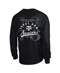 Champion Men's Laminated All-Star Texas A&M Aggies Screen Print Graphics Long Sleeve T-Shirt