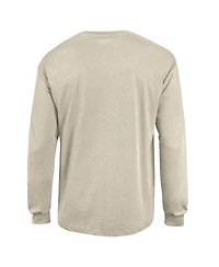 Champion Men's Wisconsin Badgers Neutral Arch Long-Sleeve Crewneck T-Shirt