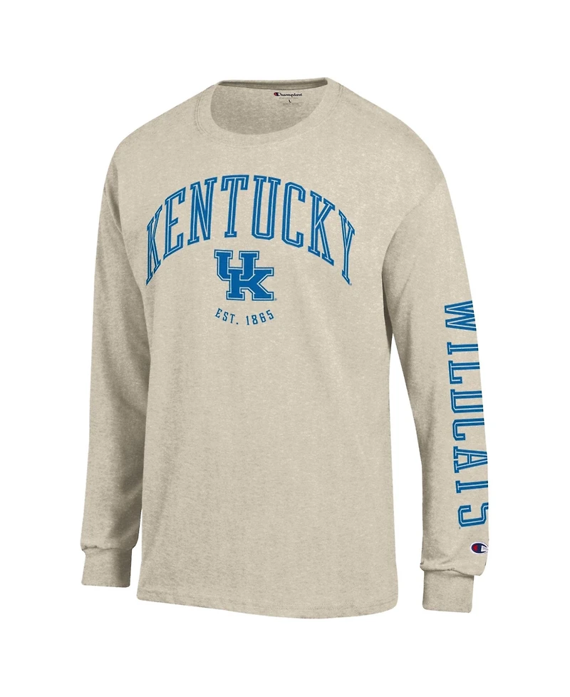 Champion Men's Kentucky Wildcats Neutral Arch Classic-Fit Long-Sleeve T-Shirt