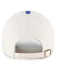 '47 Brand Men's Natural Los Angeles Dodgers Single Swirl Ice Cream Helmet 2.0 Clean Up Adjustable Hat