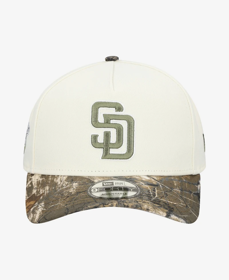 New Era Men's Khaki/Realtree Camo San Diego Padres 9FORTY A-Frame Adjustable Hat