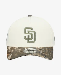 New Era Men's Khaki/Realtree Camo San Diego Padres 9FORTY A-Frame Adjustable Hat