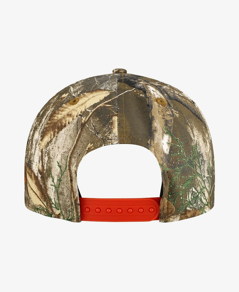 New Era Men's Camo Pittsburgh Pirates Realtree Orange Pop 9FIFTY Snapback Hat