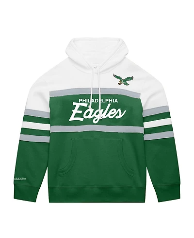 Mitchell & Ness Men's Big Tall Philadelphia Eagles Fleece-Lined Head Coach Hoodie