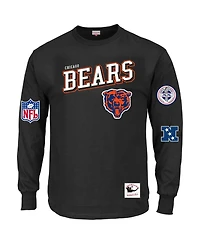Mitchell & Ness Men's Black Chicago Bears Big & Tall Training Camp Long Sleeve T-Shirt