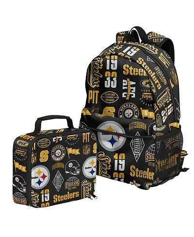 Outerstuff Pittsburgh Steelers Backpack and Lunchbox Set