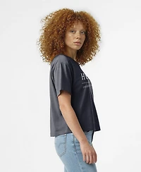 Champion Women's UConn Huskies Cropped Wordmark T-Shirt