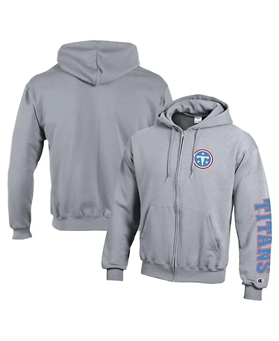 Champion Men's Tennessee Titans Fleece Full-Zip Hoodie