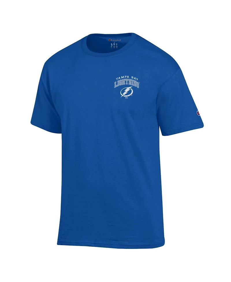 Champion Men's Tampa Bay Lightning Stick With It Jersey Classic Fit T-Shirt