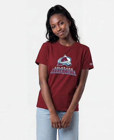 Champion Women's Colorado Avalanche Wordmark Lockup T-Shirt