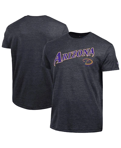 Champion Men's Arizona Diamondbacks Cooperstown Wordmark Lockup Tri-Blend T-Shirt