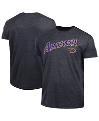 Champion Men's Arizona Diamondbacks Cooperstown Wordmark Lockup Tri-Blend T-Shirt