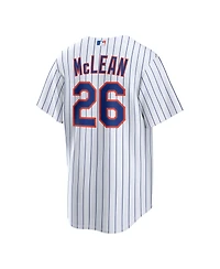 Nike Men's New York Mets Nolan McLean Home Replica Loose Fit V-Neck Jersey