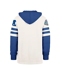 '47 Brand Men's Cream Seattle Seahawks Split Zone Cornerback Duo Lacer Hoodie