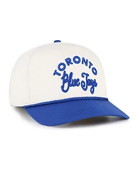 '47 Brand Men's Natural/Royal Toronto Blue Jays Rope Script Hitch Adjustable Hat