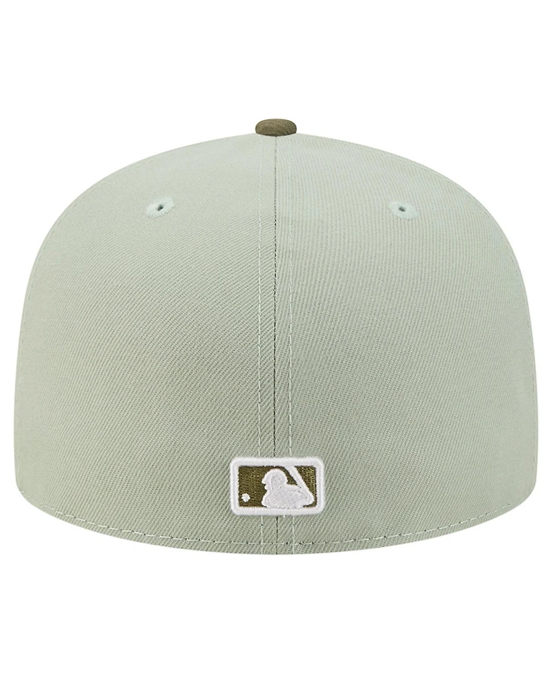 New Era Men's Green/Olive Los Angeles Dodgers Color Pack 59FIFTY Fitted Hat