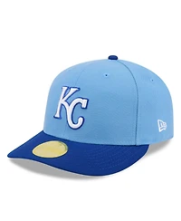 New Era Men's Light Blue/Royal Kansas City Royals 2026 Baseball Hall of Fame 59FIFTY Low Fitted Hat