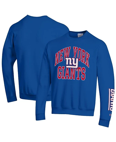Champion Men's New York Giants Fleece Crewneck Graphic Sweatshirt