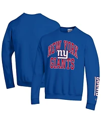 Champion Men's New York Giants Fleece Crewneck Graphic Sweatshirt