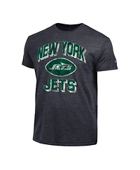 Champion Men's New York Jets Ultimate Tri-Blend Distressed Graphic T-Shirt