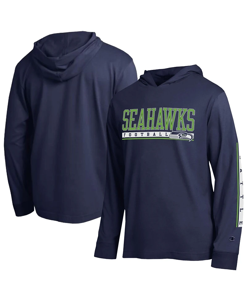 Champion Men's College Navy Seattle Seahawks All Star Hooded T-Shirt