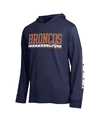 Champion Men's Navy Denver Broncos All Star Hooded T-Shirt