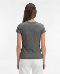 Champion Women's Green Bay Packers Triumph Tri-Blend Distressed V-Neck T-Shirt