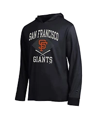 Champion Men's San Francisco Giants Hooded Long-Sleeve Graphic T-Shirt
