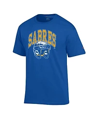 Champion Men's Buffalo Sabres Helmet Screen-Printed T-Shirt