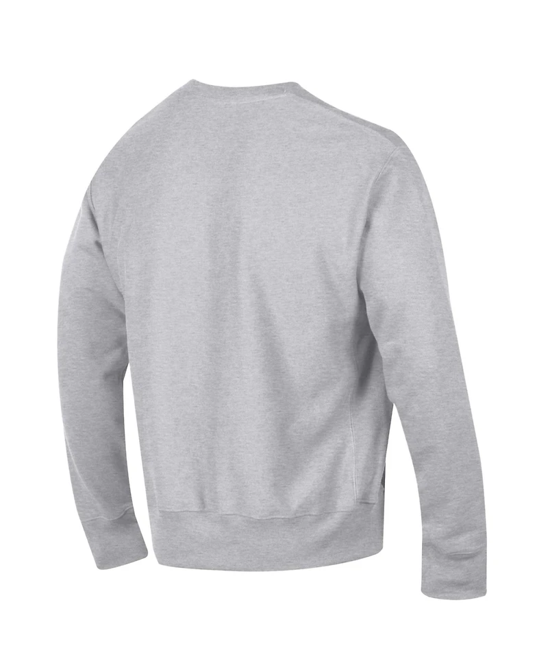 Champion Men's Texas A&M Aggies Distressed Arch Over Logo Reverse Weave Crewneck Sweatshirt