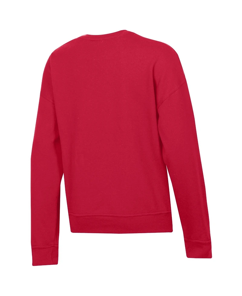 Champion Women's Nebraska Huskers Powerblend Relaxed-Fit Graphic Sweatshirt