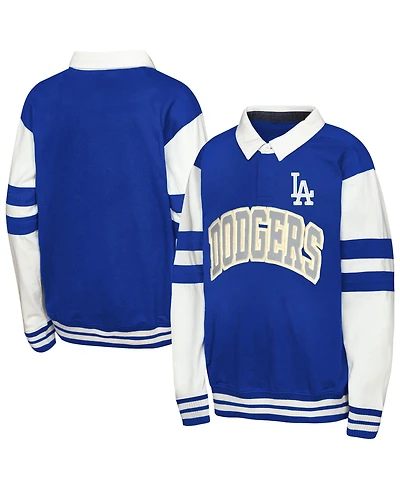 Outerstuff Big Boys and Girls Royal Los Angeles Dodgers League Fielder Mvp Fashion Sweatshirt