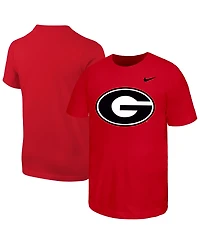 Nike Big Boys and Girls Red Georgia Bulldogs Logo T-Shirt