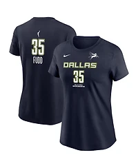 Nike Women's Dallas Wings Azzi Fudd Explorer Edition Printed Graphic Relaxed-Fit T-Shirt