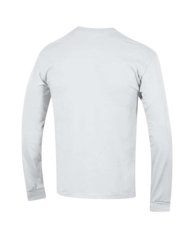 Champion Men's White Oklahoma Sooners Arch Over Logo Long Sleeve T-Shirt