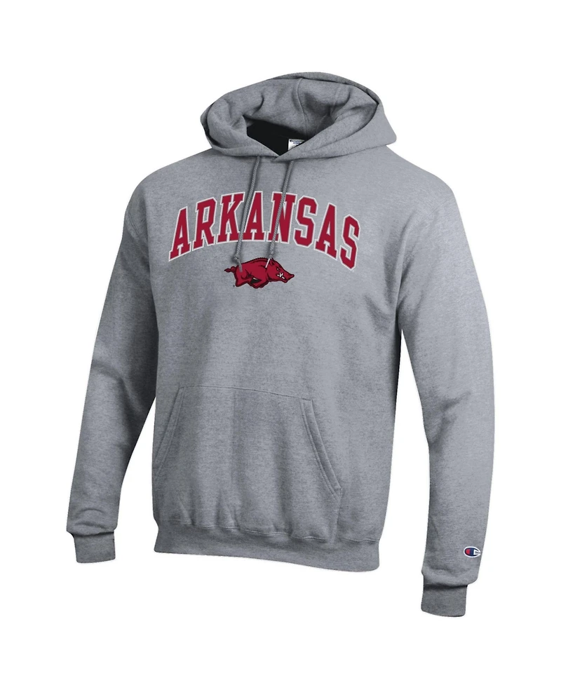 Champion Men's Arkansas Razorbacks Fleece Pullover Hoodie