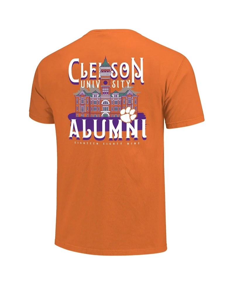 Image One Women's Clemson Tigers Campus Alumni Heavyweight Cotton Relaxed-Fit T-Shirt