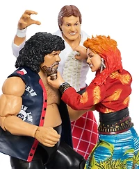 Mattel 3-Pack "Rowdy" Roddy Piper, Captain Lou Albano Cyndi Lauper Wwe Sdcc Exclusive Elite Collection Action Figure