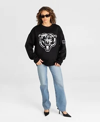 Gameday Couture Women's Chicago Bears Bold Move Dropped-Shoulder Oversized Sweatshirt