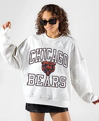 Gameday Couture Women's Chicago Bears Big Play Energy Oversized Graphic Sweatshirt