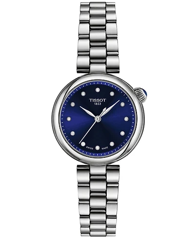 Tissot Women's Desir Quartz Silver-Tone Stainless Steel Bracelet Watch, 28mm