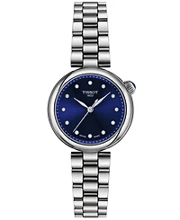 Tissot Women's Desir Quartz Silver-Tone Stainless Steel Bracelet Watch, 28mm