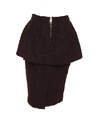 Pre-Owned Burberry Women's Lace Pencil Skirt