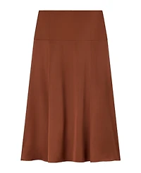Whistles Women's Panel Waist Satin Midi Skirt