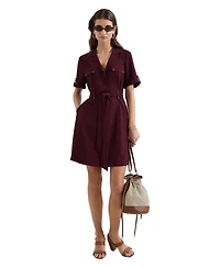 Phase Eight Women's Marlina Belted Mini Shirt Dress