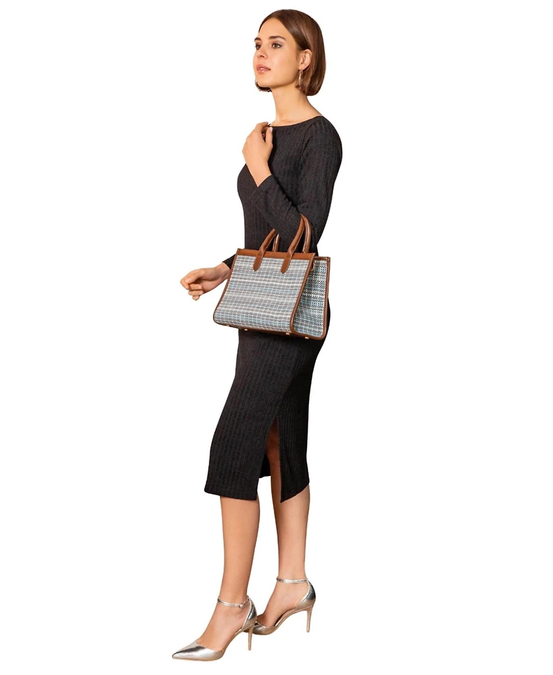 Alie Street London Women's Ribbed Midi Knit Sheath Dress