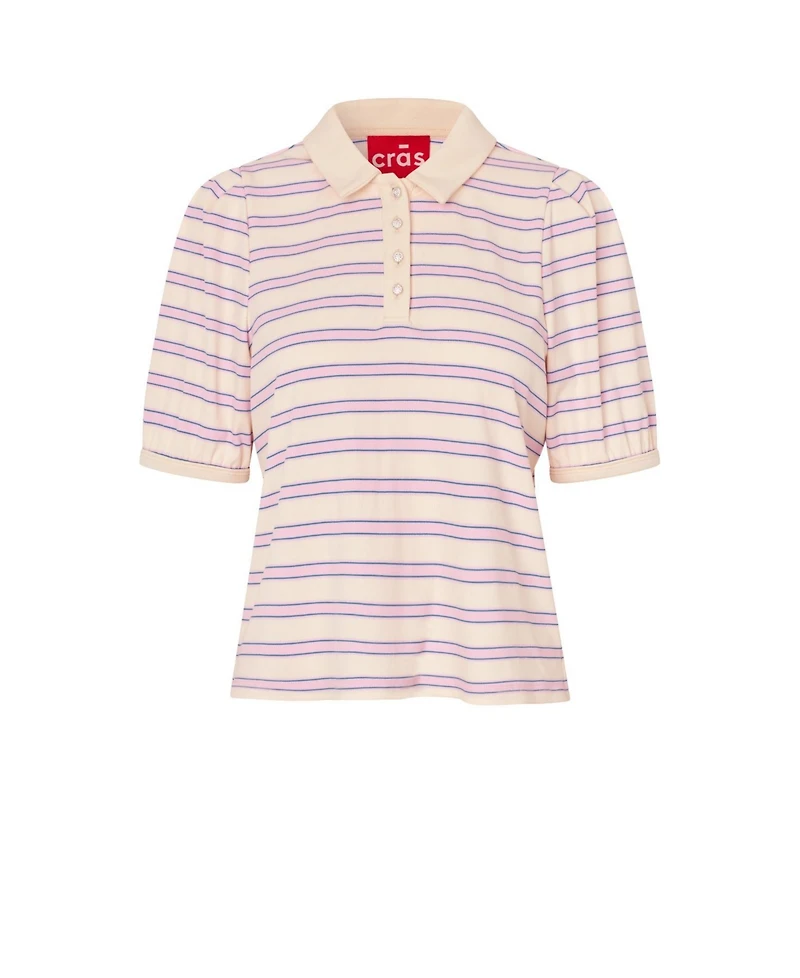 Cras Women's Kleo Striped Polo Shirt