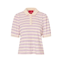 Cras Women's Kleo Striped Polo Shirt