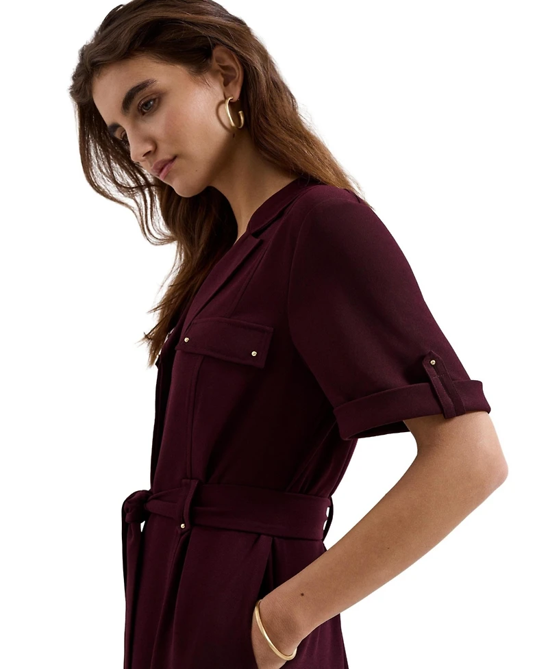 Phase Eight Women's Marlina Belted Mini Shirt Dress
